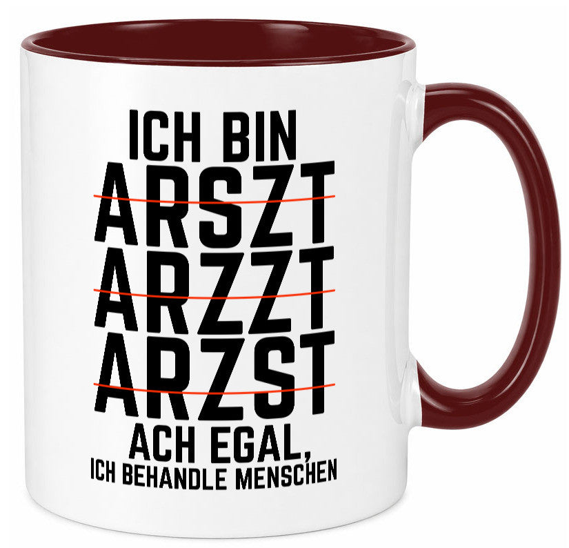 Ich bin Arzt | Rechtschreibung Klinik lustiger Spruch lustig Humor Geschenkidee