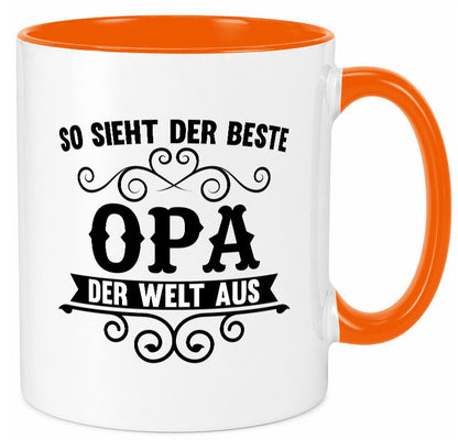 Der Beste Opa | Großvater Enkel Geschenkidee Familie Humor Tasse