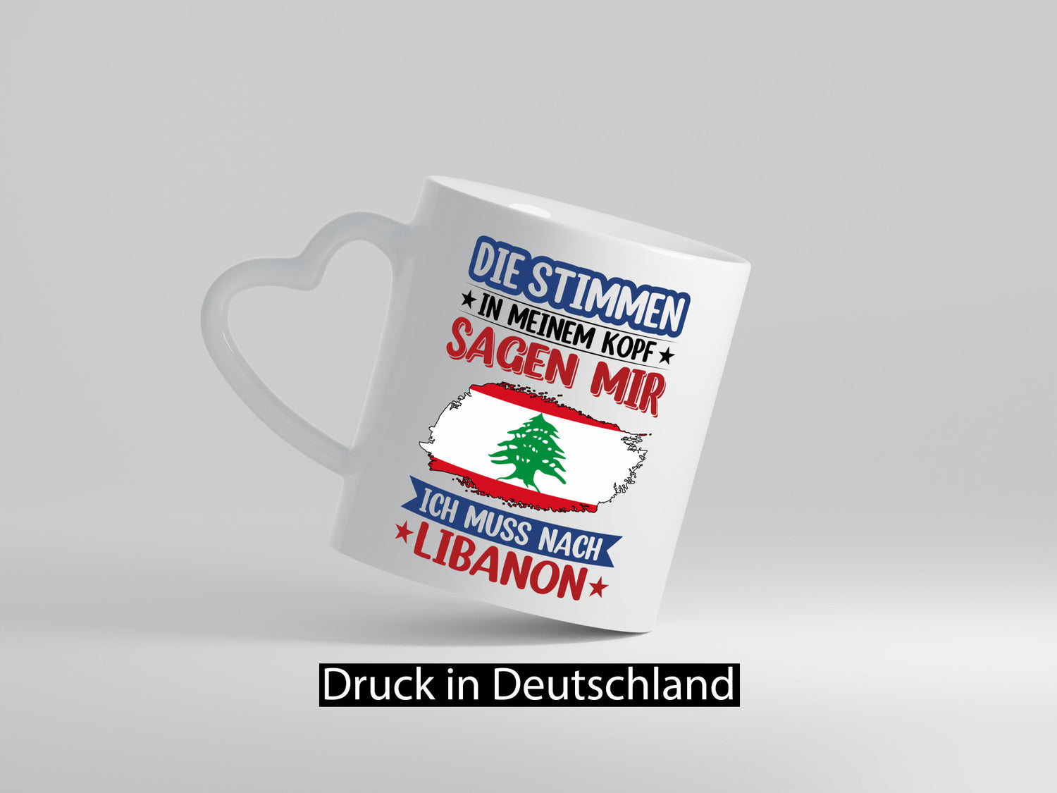 Libanon | Urlaub Stimmen in meinem Kopf Traumland lustig Humor Geschenkidee