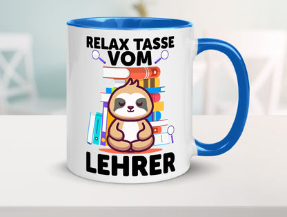 Relax Tasse: Lehrer | Schule Beruf Schüler lustiger Spruch Geschenk Arbeit