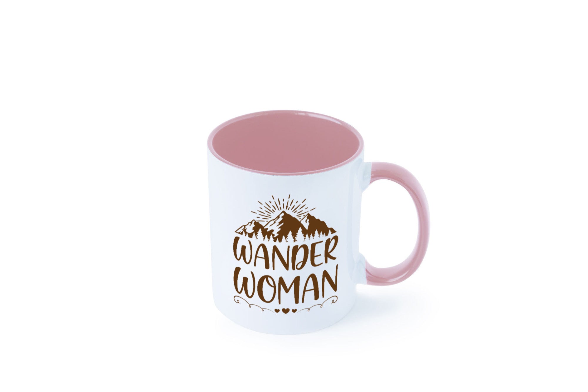 Wander Woman | Berge Herzen Geschenk Familie Geschenkidee lustiger Spruch Tasse