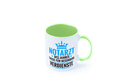 Besonderer Verdienst: Notarzt | Arzt Geschenk Humor Geschenkidee lustiger Tasse