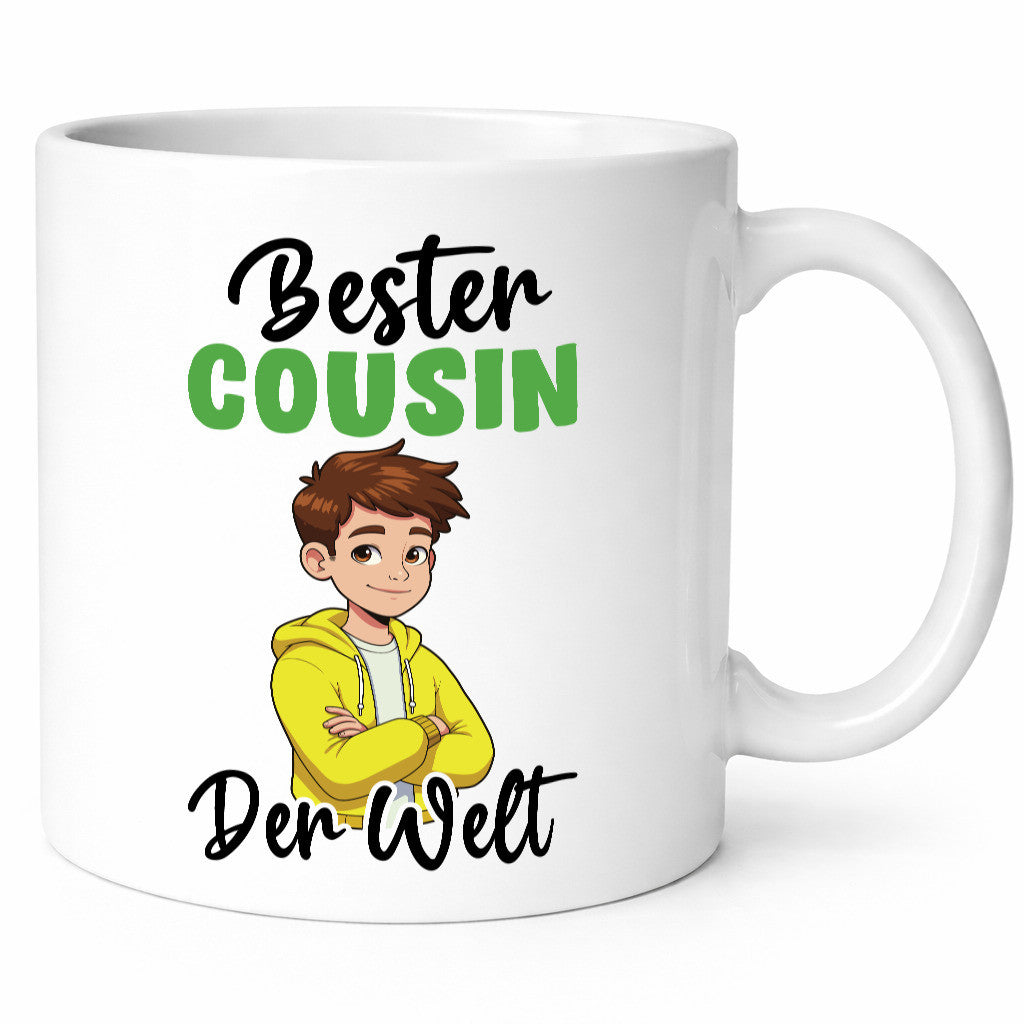 Bester Cousin | Familie Verwandschaft Geschenkidee Humor Tasse