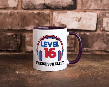 Level 16 Freigeschaltet | 16. geburtstag Gamer lustig Geschenkidee Geschenk