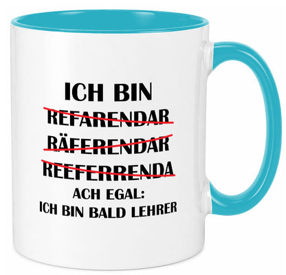 Ich bin bald Lehrer | Rechtschreibfehler lustig Humor Geschenkidee Geschenk
