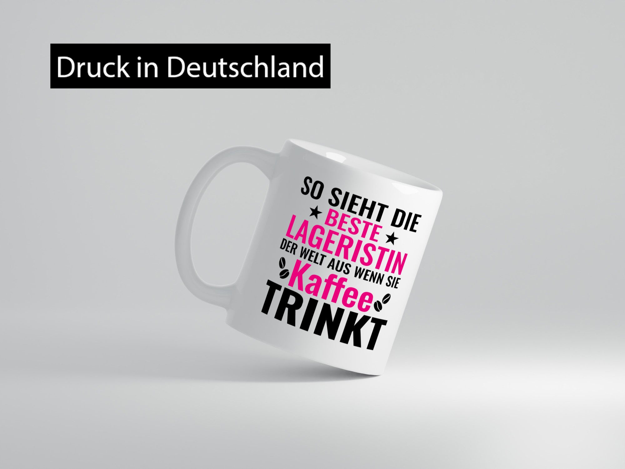 Kaffee trinkt: Lageristin | Beruf Lager Arbeiterin Geschenkidee Arbeit Kollegen
