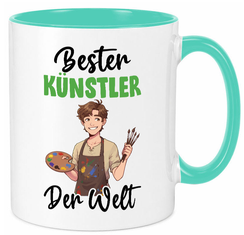 Bester Künstler | Kunst Geschenkidee Humor Tasse