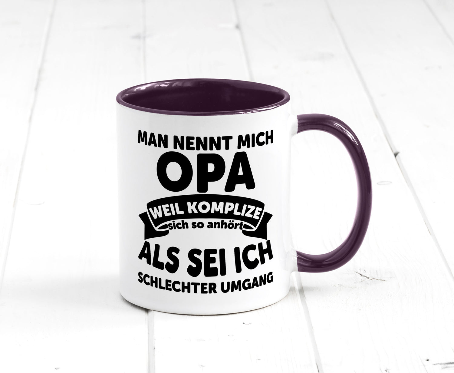 Nenn mich Opa, Komplize schlechter Umgang | Opa Witz Geschenk Familie