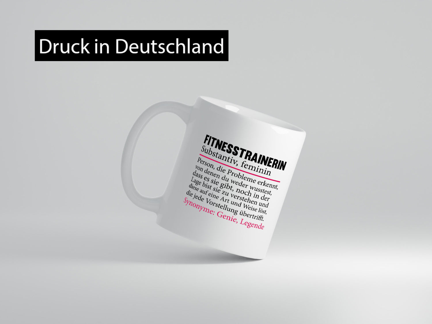 Fitnesstrainerin | Spruch Trainerin Sport Geschenkidee Humor Tasse