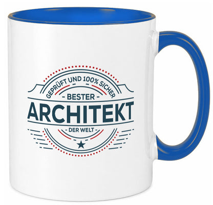 Geprüft und sicher: Architekt | Architektur Büro lustiger Spruch Geschenk