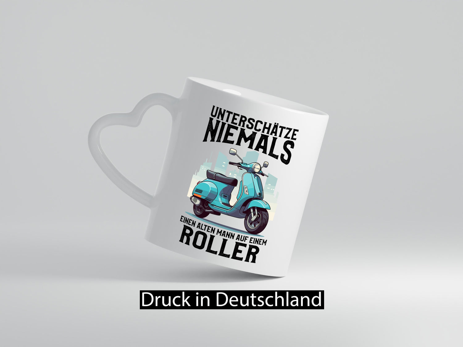 Unterschätze keinen alten mann auf dem Roller | Motorscooter v2 Geschenkidee