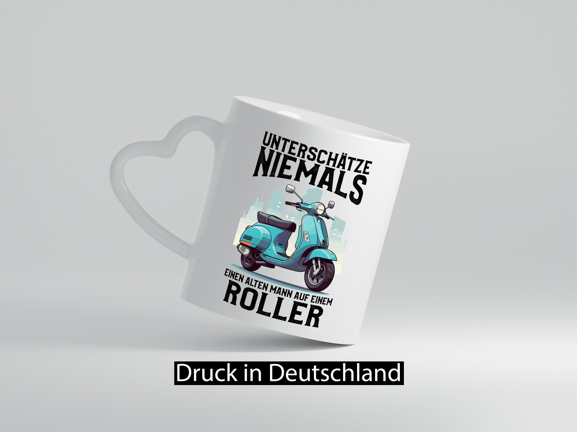 Unterschätze keinen alten mann auf dem Roller | Motorscooter v2 Geschenkidee