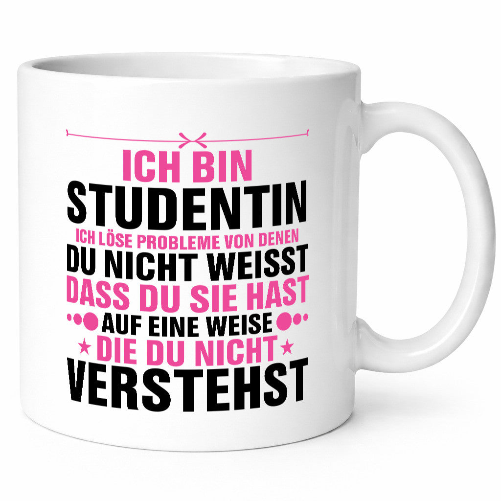 Löse Probleme: Studentin | Uni Studium Universität lustig Humor Geschenkidee