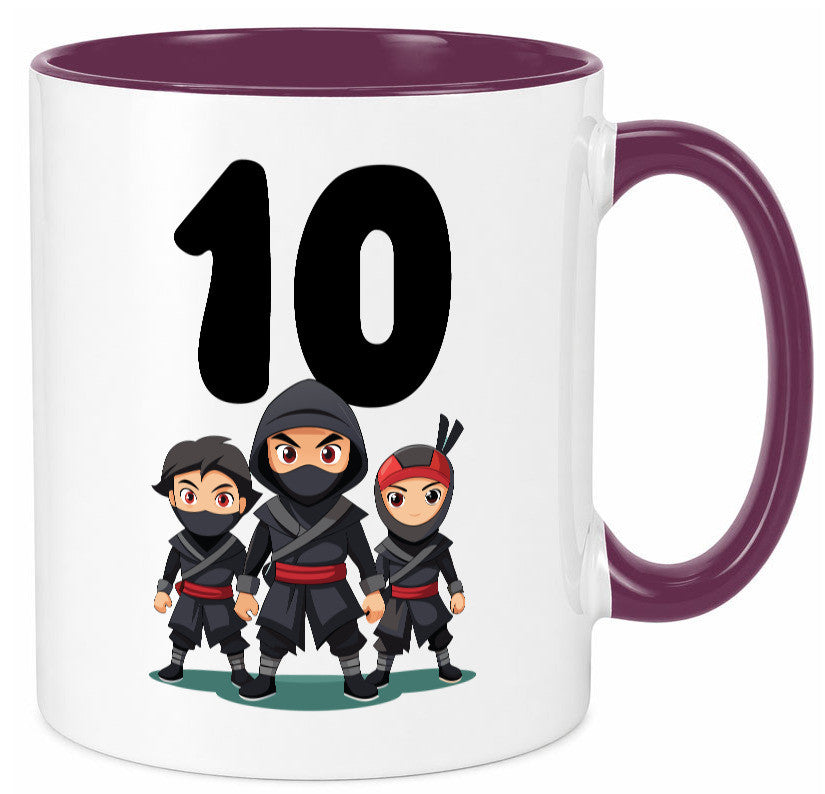 10. Geburtstag | 10 Jahre Ninja Humor Geschenkidee Tasse
