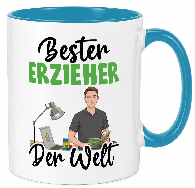 Bester Erzieher | Pädagoge Schule v2 Geschenk Humor Geschenkidee lustiger