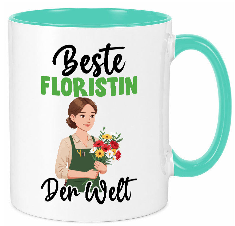 Beste Floristin | Blumen VerkÃƒÂ¤uferin Humor Geschenkidee Tasse