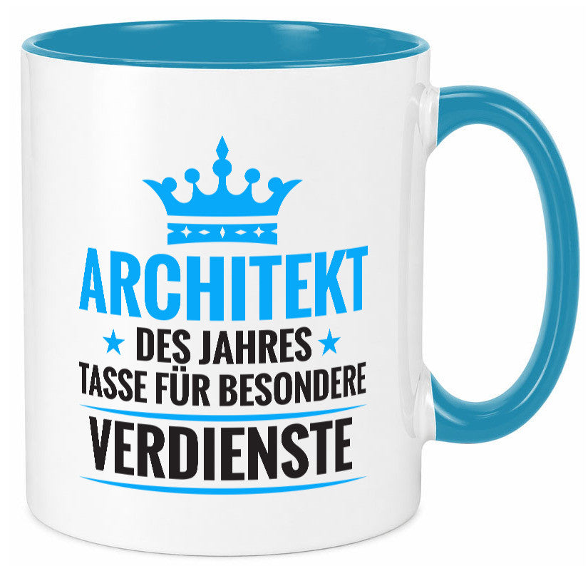 Besonderer Verdienst: Architekt | Architektur Büro Geschenkidee Arbeit Kollegen