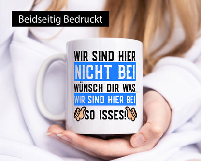 Sind hier nicht bei Wünsch dir was | Spruch Daumen hoch lustig Humor