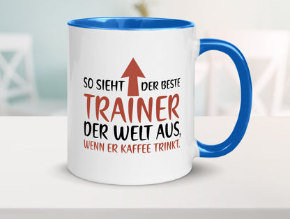 So sieht Bester Trainer der Welt aus | Kaffee Humor Geschenkidee Tasse