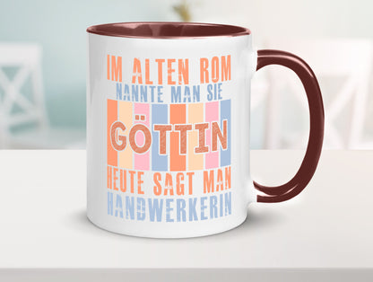 Heute sagt man: Handwerkerin | Handwerkerinnen Geschenk Humor Geschenkidee
