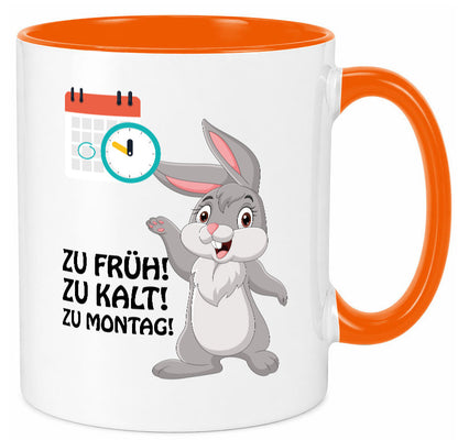 Kalter Montag Geschenkidee Humor Tasse
