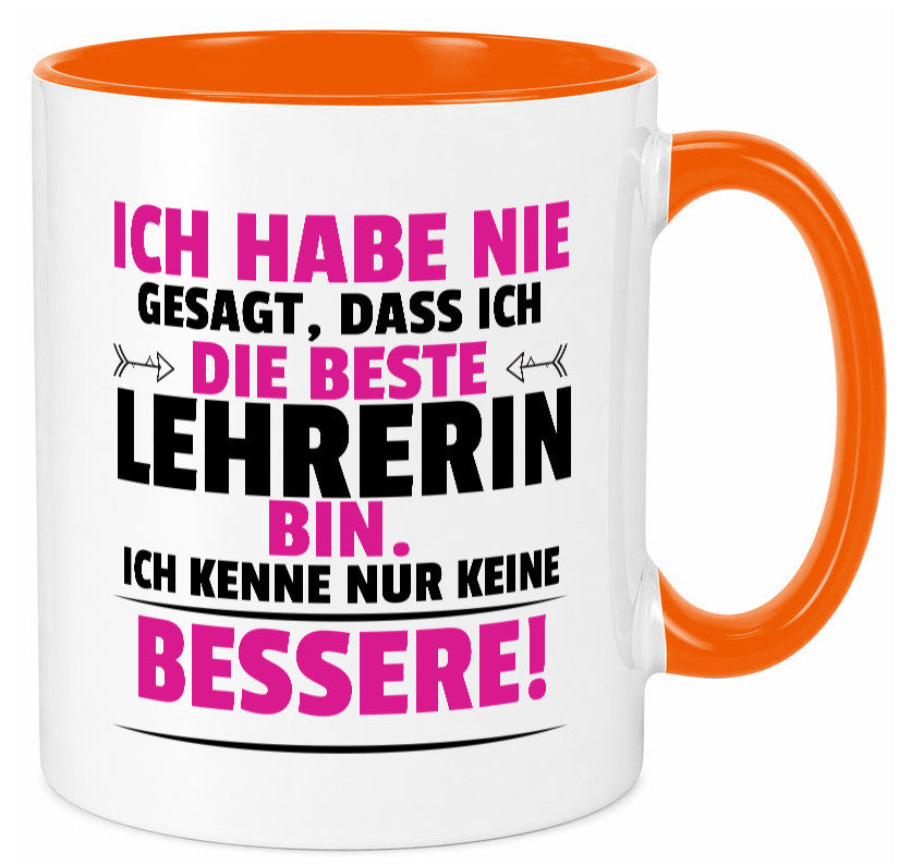 Die Beste Lehrerin | Schule Beruf Schüler Geschenk Arbeit Kollegen Büro