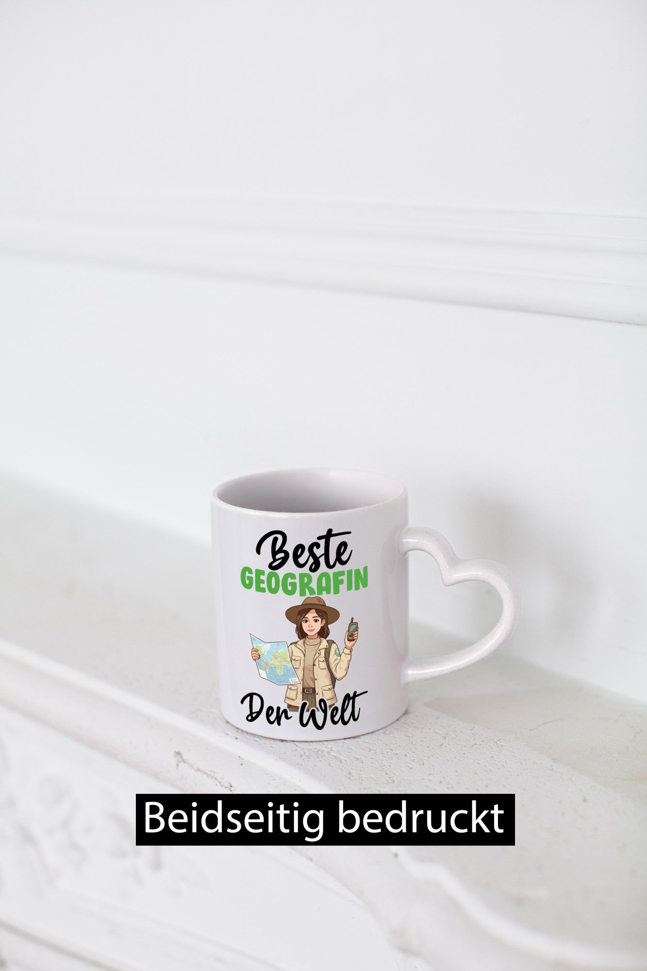 Beste Geografin | Geografie v2 Humor Geschenkidee Tasse