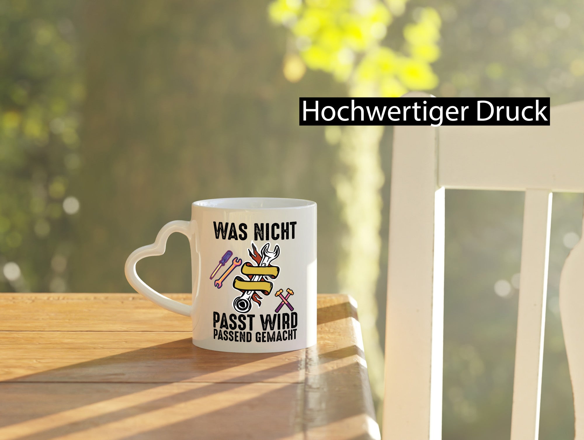 Was nicht passt wird passend gemacht | Handwerker v2 lustiger Spruch Geschenk