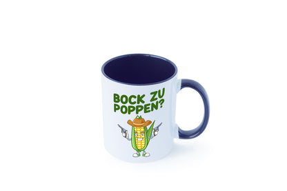 Bock auf Poppen | Mais Lustig Geschenk Humor Geschenkidee lustiger Spruch Tasse