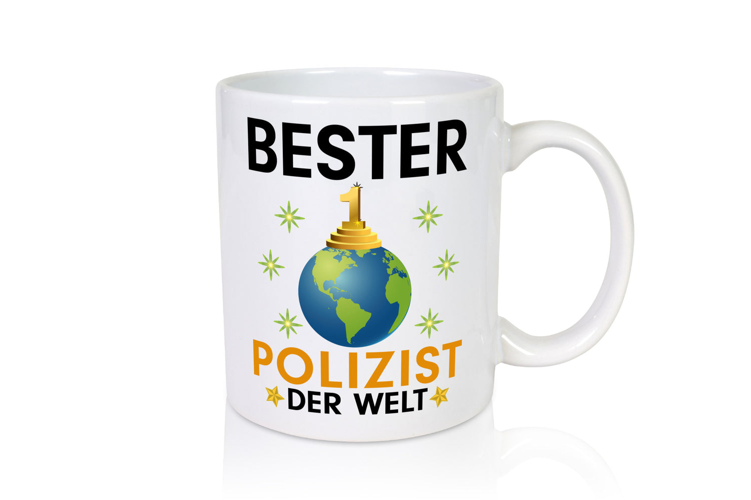 Welt Bester Polizist | Polizei lustiger Spruch Geschenk Humor Geschenkidee Tasse