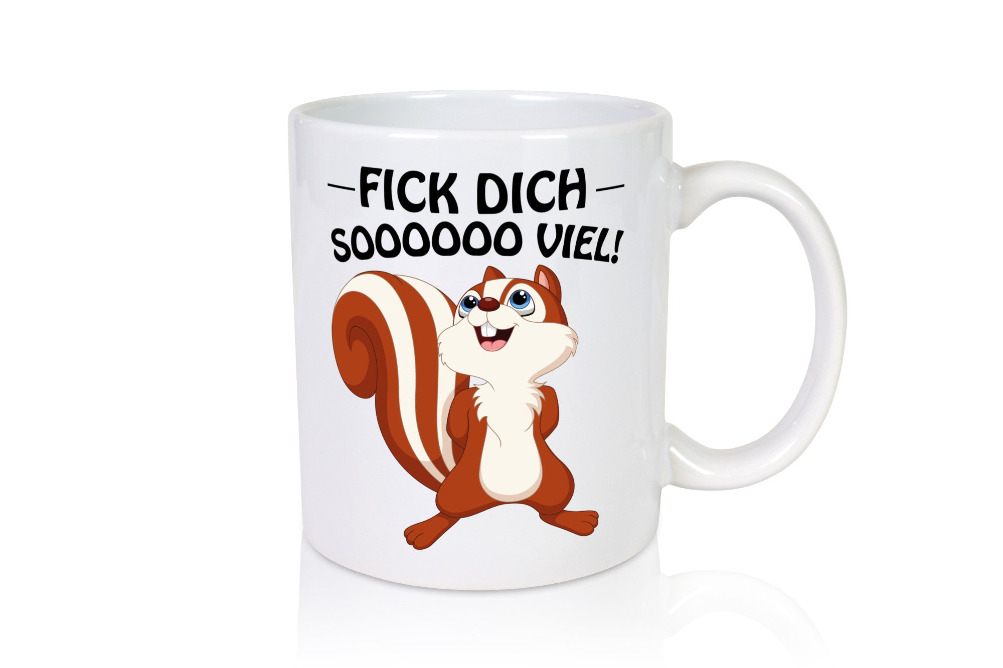 Fick dich so viel Geschenk Humor Geschenkidee lustiger Spruch Tasse