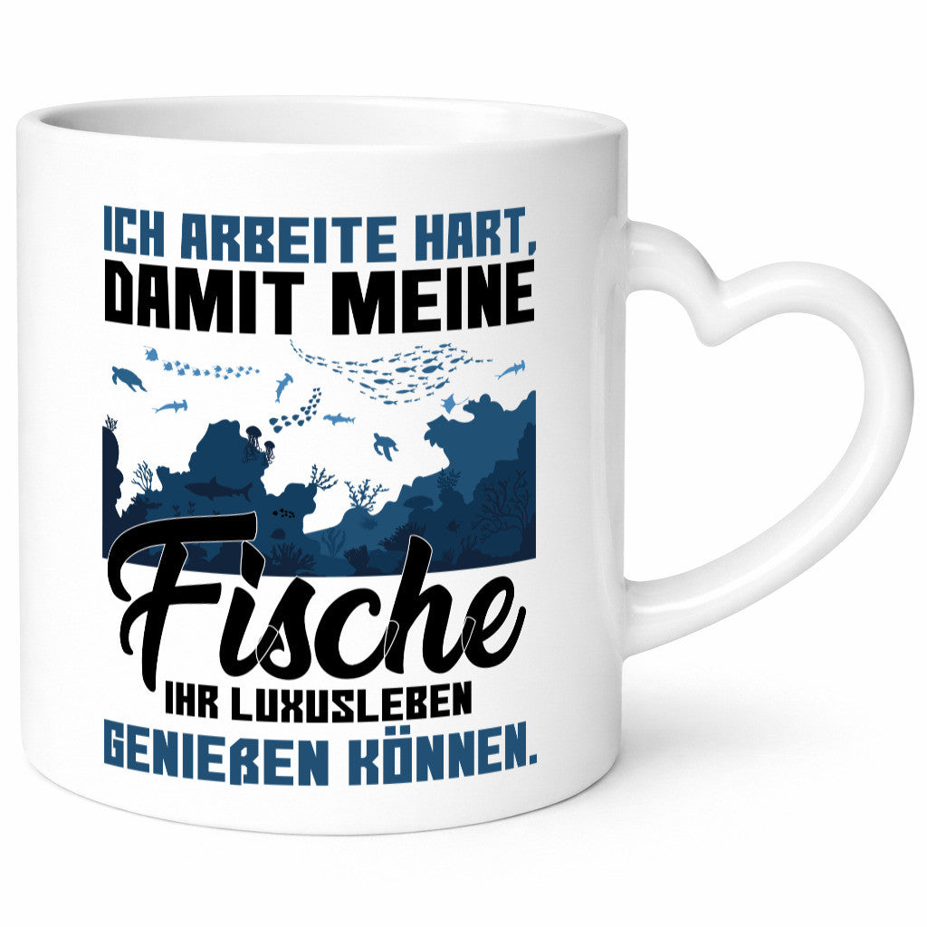 Fische im Aquarium | Fischzüchter Tasse Fisch Hobby Geschenkidee Humor