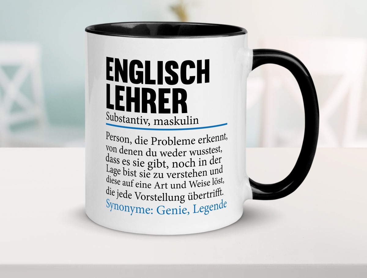 Englischlehrer | Lehrer Schule Englisch Geschenkidee Humor Tasse