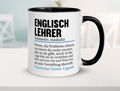 Englischlehrer | Lehrer Schule Englisch Geschenkidee Humor Tasse