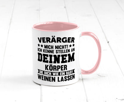 Ärger mich nicht ich kenne stellen da tut es weh. | Rache Geschenk Humor
