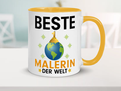Welt Bester Malerin | Malerinnen Geschenk Humor Geschenkidee lustiger Spruch