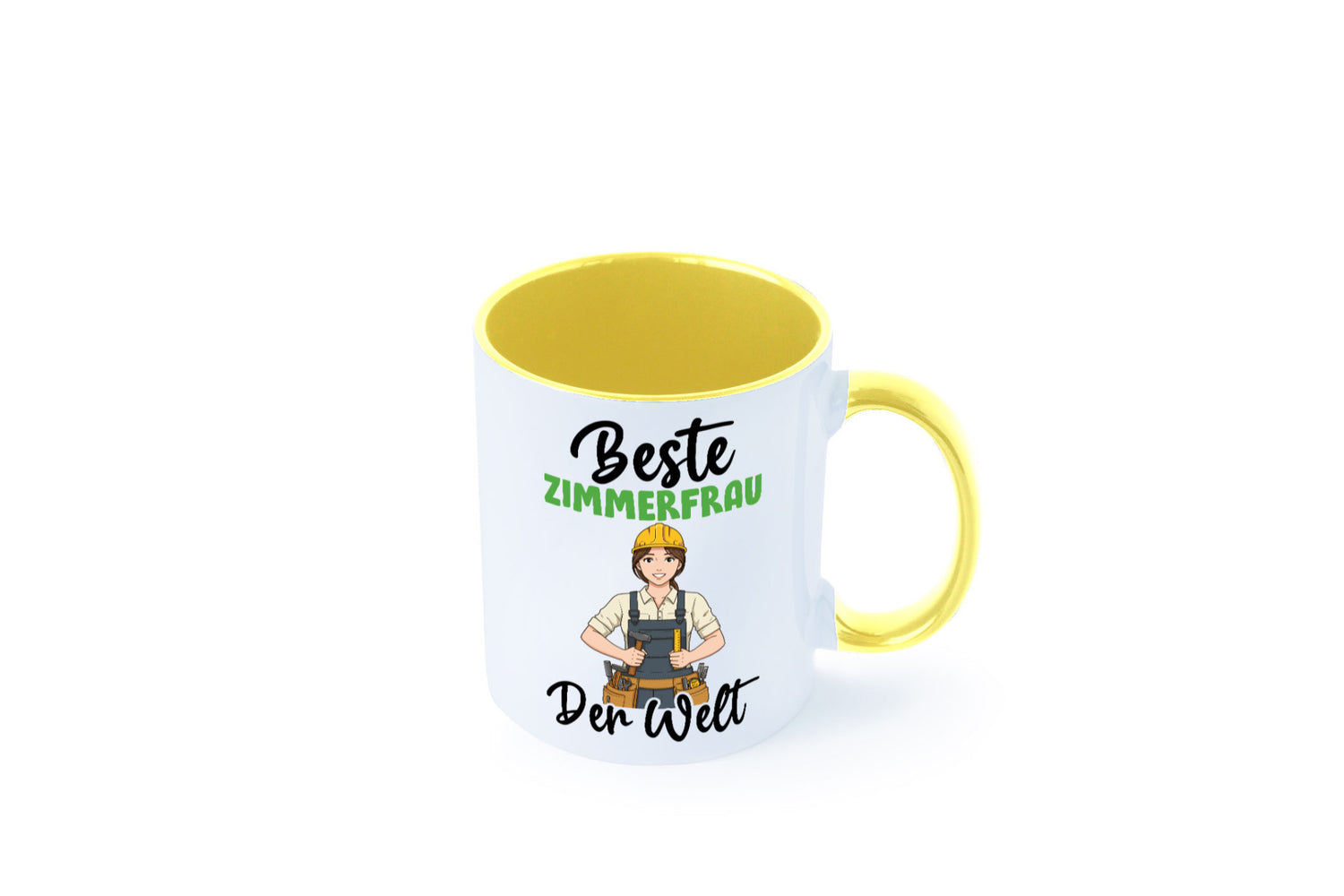 Beste Zimmerfrau| Holzbau | Handwerkerin v2 Geschenk Humor Geschenkidee