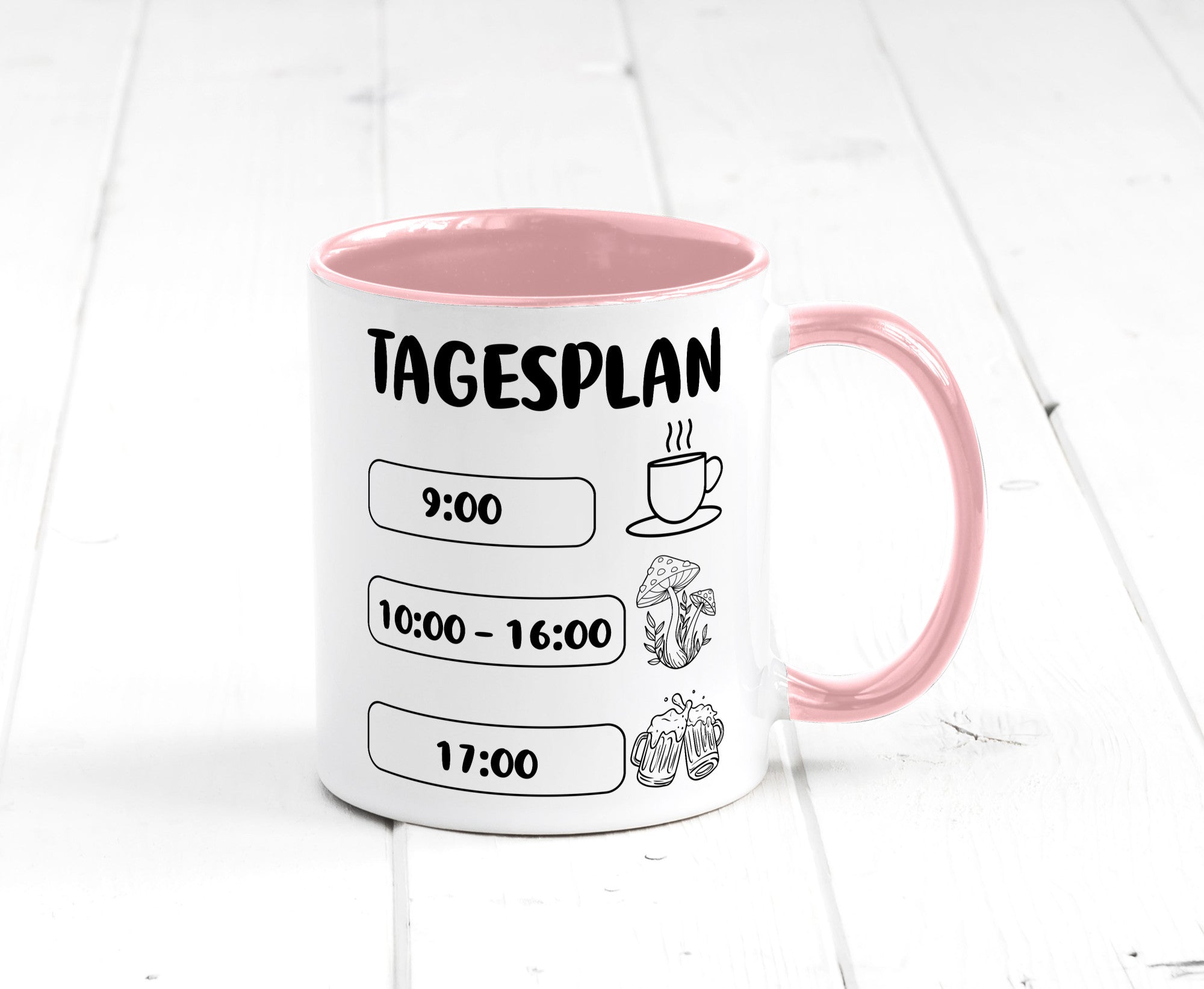 Tagesplan Pilzsammler | Pilze Wald v2 Geschenk Humor Geschenkidee lustiger