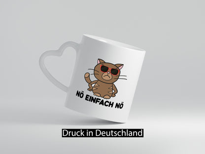Einfach Nö | lustige Katze Sonnenbrille Null Bock lustiger Spruch Geschenk