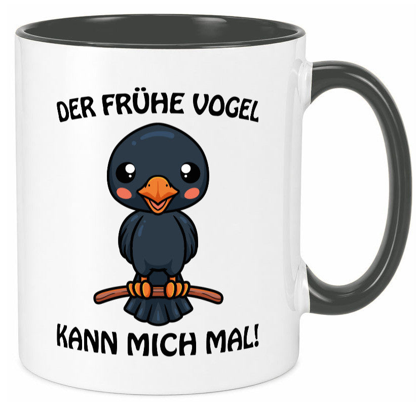 Der Frühe Vogel Humor Geschenkidee Tasse