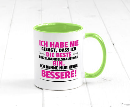 Die Beste Einzelhandelskauffrau | Einzelhandel Geschenkidee Humor Tasse
