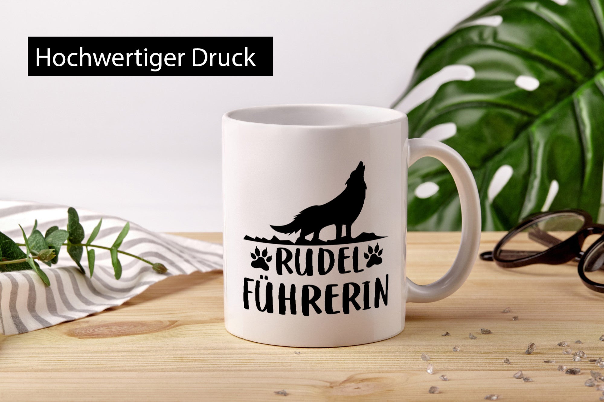 Rudelführerin | Frauen Tasse Hundebesitzerin Hund lustiger Spruch Geschenk