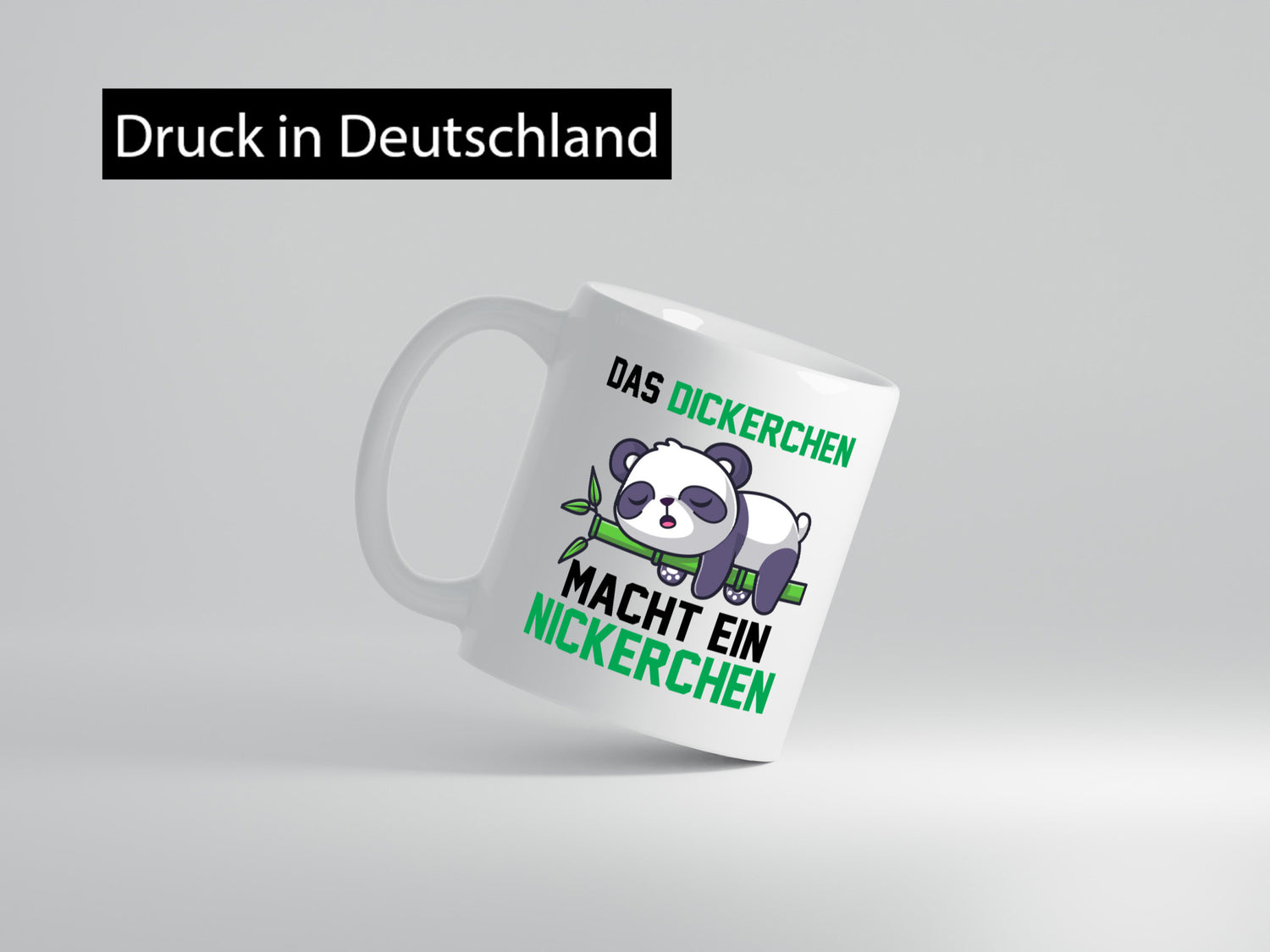 Das dickerchen macht ein Nickerchen | Panda lustiger Spruch Geschenk Humor