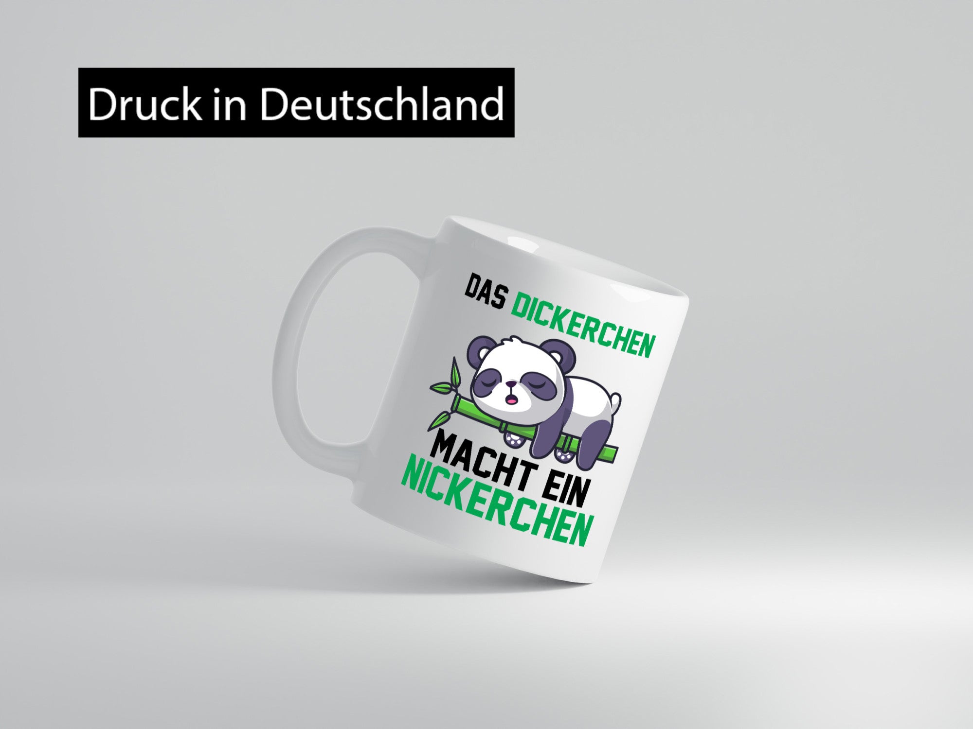 Das dickerchen macht ein Nickerchen | Panda lustiger Spruch Geschenk Humor
