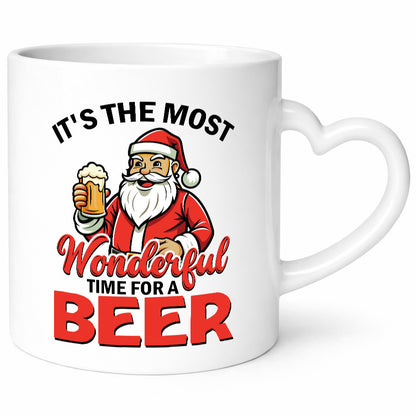 Its a wonderfull time for Beer | Ugly Christmas Bier v2 Humor Geschenkidee Tasse