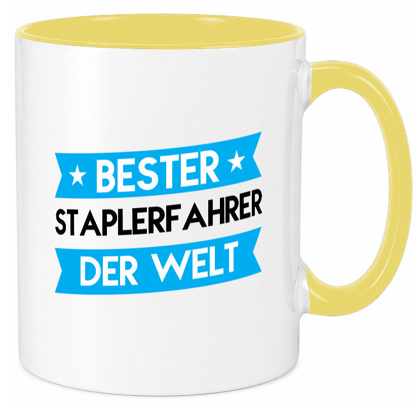 Bester Staplerfahrer | Gabelstapler Fahrer Geschenkidee Humor Tasse