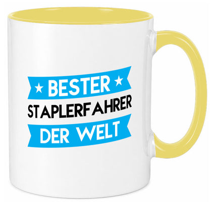 Bester Staplerfahrer | Gabelstapler Fahrer Geschenkidee Humor Tasse
