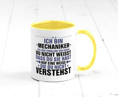 Löse Probleme: Mechaniker | KFZ Werkstatt lustig Humor Geschenkidee Geschenk