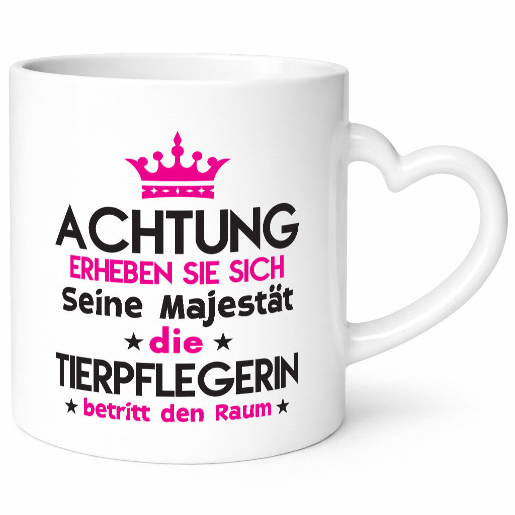 Seine Majestät Tierpflegerin | Pflegeberuf Tierheim Humor Arbeit Kollegen Büro
