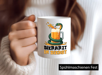 Bierarzt im Dienst | Tierarzt Arzt Geschenk Tierliebhaber Humor lustiger Spruch